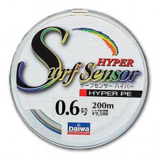 Леска плетеная DAIWA SURF SENSOR HYPER 200м 0,6 