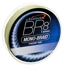 Леска плетеная Сlimax BR8 MONO-BRAID (matt-green) 135м 0,10мм 6.0кг