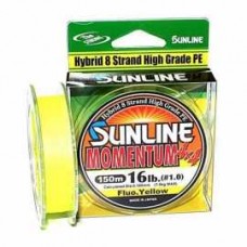 Шнур Sunline MOMENTUM 4x4 150м #0.6 10Lb 4.2кг Fluo Yellow