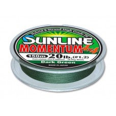 Шнур Sunline MOMENTUM 4х4 HG 150м #0.6 10lb Dark Green