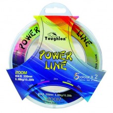 Леска Toughlon Power Line 200м 0,234мм 3,62кг мультиколор