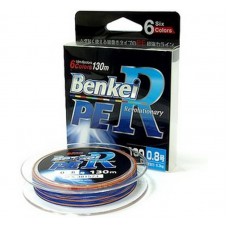 Шнур плетеный Benkei R 6 color 130м #0,8 6,3кг 