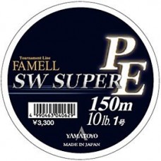 Шнур YAMATOYO Famell Super PE 150м d-0,6 (0,115) 3.0кг темно-зеленый