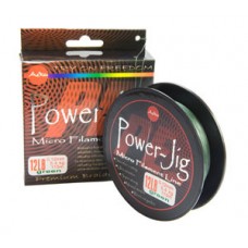 Плетеная леска Aiko Power Jig Braided 115м 0,08мм 7.59lb 3.45кг болотный